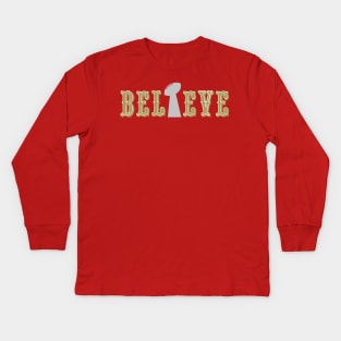 BELIEVE SAN FRANCISCO Kids Long Sleeve T-Shirt